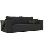 Sofa Bali Schwarz - Holzwerkstoff - 255 x 59 x 105 cm