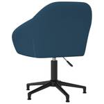 Chaise de bureau pivotante Bleu - Textile - 56 x 88 x 63 cm