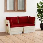 Palettensofa 3016490-1 Rot - Rotbraun