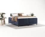 Premium Boxspringbett Theo Marineblau - Breite: 202 cm