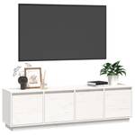 TV-Schrank D894 Weiß - Massivholz - 37 x 45 x 156 cm