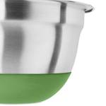 Bol mélangeur lot de 3 saladiers inox Vert - Argenté