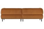 Sofa 4-Sitzer Lloyd Braun - Textil - 245 x 75 x 90 cm