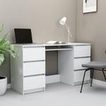 Bureau 3001904 Blanc - Bois manufacturé - 140 x 77 x 50 cm