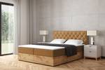 Boxspringbett LOLLY5 Gelb - Breite: 149 cm - H3