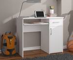 Bureau d'ordinateur PIN Blanc