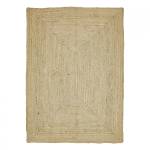 Tapis jute 120x170 tissé crème JUTI Blanc - Fibres naturelles - 120 x 3 x 170 cm