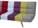 3-Sitzer Sofa INGARO Blau - Grau - Grün - Hellblau - Multicolor - Eiche Hell - Rot