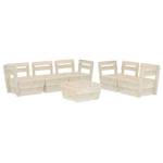 Garten-Lounge-Set Beige - Massivholz - Holzart/Dekor - 60 x 30 x 60 cm