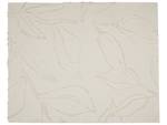 Couverture ACACIA Beige - Blanc - Fibres naturelles - 130 x 1 x 160 cm