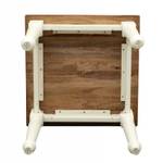 Table BASTIDE Imitation noyer - Blanc