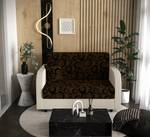 Sofa TWIC Braun - Ecru - Breite: 132 cm