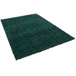 Hochflor Langflor Shaggy Teppich Fluffy Petrol - 80 x 150 cm