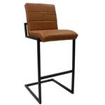 Hoxton Barhocker Industriell Cognac Rotbraun