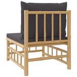 Garten Mittelsofa 3028342-6 Dunkelgrau