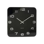 Horloge murale Vintage Squared Noir - Verre - 35 x 35 x 5 cm