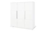 Armoire Polar grande Blanc - Bois manufacturé - 167 x 182 x 57 cm