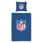 Bettwäsche NFL American Football Blau - Rot - Weiß - Textil - 135 x 200 x 1 cm
