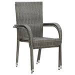 Chaise de salle à manger (lot de 2) Gris