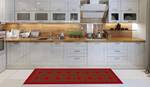 Küchenläufer Rot - Textil - 52 x 1 x 180 cm