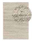 Tapis de laine Finn Gris lumineux - 140 x 1 x 200 cm