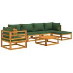 Garten-Lounge-Set 3028504-10 (7-teilig) Grün