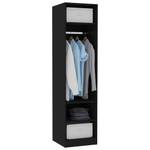 Kleiderschrank 298537-1 Schwarz - Breite: 50 cm