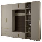 Garderobe Inova 1 Z11 Braun - Gold - Grau - Gold