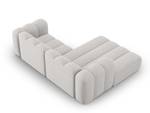 modulares Ecksofa LUPINE 3 Sitzplätze Hellgrau