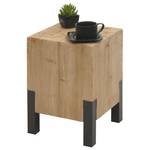 Beistelltisch L76b Braun - Holzwerkstoff - Metall - Holzart/Dekor - Holz teilmassiv - 32 x 46 x 32 cm