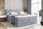 Boxspringbett EDITA KING Grau - Breite: 140 cm