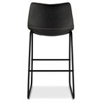 Chaises de bar Indiana Noir Lot de 2 Noir