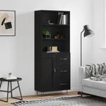 Highboard DE8414 Schwarz - Holzwerkstoff - 34 x 180 x 70 cm