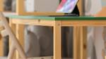 Schreibtisch Holz&MDF 120x60 vert Grün