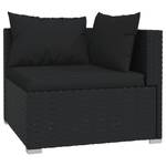 Garten-Lounge-Set (5-teilig) 3013635-9 Schwarz