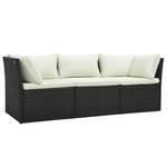 Gartensofa-Set Braun - Metall - 180 x 66 x 59 cm