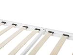 Lit double CUSSET Blanc - Largeur : 142 cm