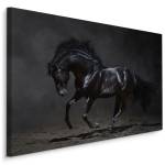 Image Sur Toile Cheval au Galop Sable 3D 70 x 50 x 50 cm