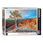 Puzzle 1000 Teile Wintersonnenaufgang
