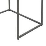 Beistelltisch 3er Set Natur aus Metall Grau - Metall - 30 x 45 x 46 cm