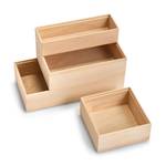 Zeller, Ordnungsbox, Kieferholz Beige - Massivholz - 23 x 7 x 15 cm