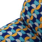 Betthocker Bank Klee Blau - Massivholz - Textil - 100 x 53 x 32 cm