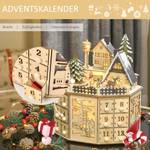 Weihnachts-Adventskalender 830-414 Braun - Holzwerkstoff - 20 x 29 x 25 cm