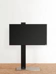 TV STänder column art 118-S Schwarz - Metall - 68 x 139 x 41 cm