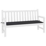 Coussin de banc de jardin Noir