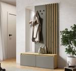 Garderobe DORIS Grau - Holzwerkstoff - 120 x 202 x 34 cm