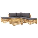 Garten-Lounge-Set 3028565-10 (6-teilig) Dunkelgrau - Grau