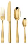 Besteckset Flat 24-teilig Gold - Anzahl Teile im Set: 24