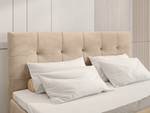 Boxspringbett DETROIT Beige - Breite: 160 cm