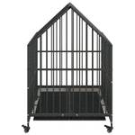 Cage pour chien 172208 Noir - Métal - 100 x 115 x 77 cm